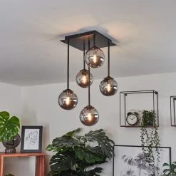 Hofstein Abramo Deckenleuchte LED Schwarz, 5-flammig -LED Leuchten Verkäufe abramo deckenleuchte h3545676 8