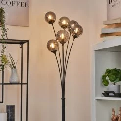 Hofstein Abramo Stehleuchte LED Schwarz, 6-flammig 22 Hofstein Abramo Stehleuchte LED Schwarz, 6-flammig -LED Leuchten Verkäufe abramo stehleuchte h3570272 10