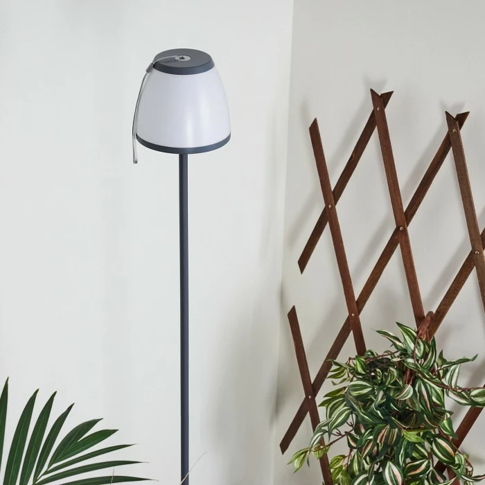 Hofstein Abuya Außenstehleuchte LED Anthrazit, 1-flammig 11 Hofstein Abuya Außenstehleuchte LED Anthrazit, 1-flammig – Bild 11