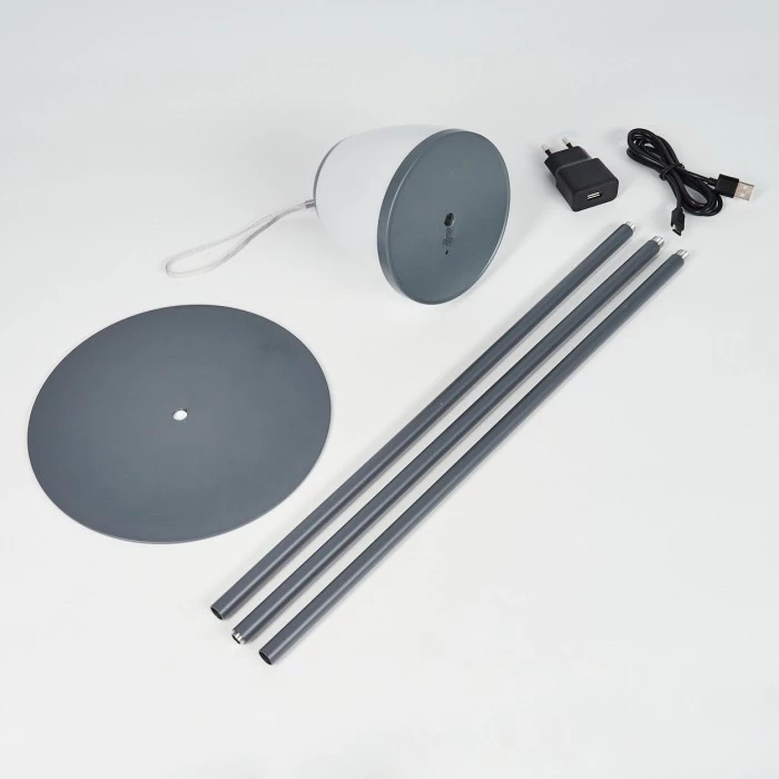 Hofstein Abuya Außenstehleuchte LED Anthrazit, 1-flammig 5 Hofstein Abuya Außenstehleuchte LED Anthrazit, 1-flammig – Bild 5