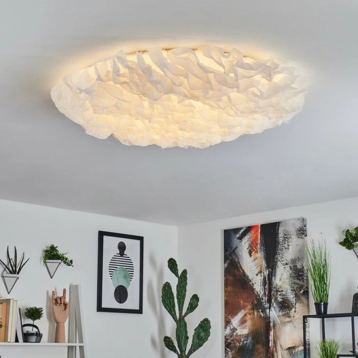 Hofstein Adegoiva Deckenleuchte LED Weiß, 1-flammig 7 Hofstein Adegoiva Deckenleuchte LED Weiß, 1-flammig – Bild 7