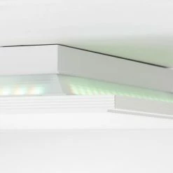 AEG Merrie Deckenleuchte LED Weiß, Beige, 1-flammig, Fernbedienung, Farbwechsler -LED Leuchten Verkäufe aeg merrie deckenleuchte aeg181242 16