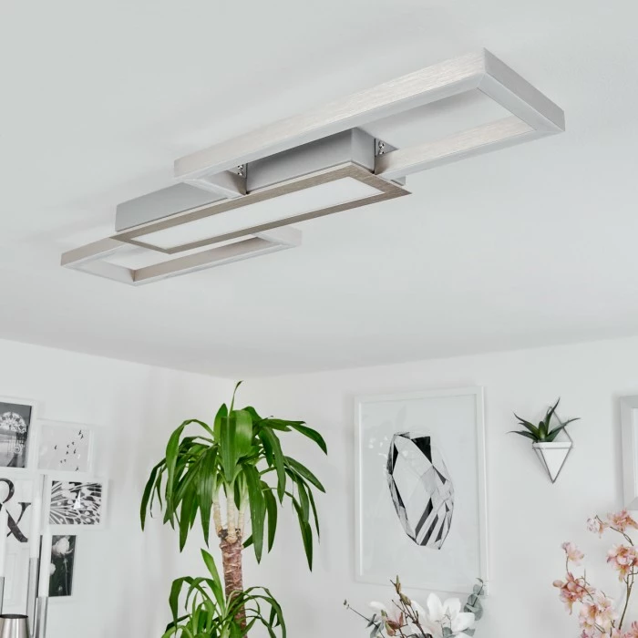 Hofstein Ahrenfeld Deckenleuchte LED Aluminium, 1-flammig, Fernbedienung 12 Hofstein Ahrenfeld Deckenleuchte LED Aluminium, 1-flammig, Fernbedienung – Bild 12