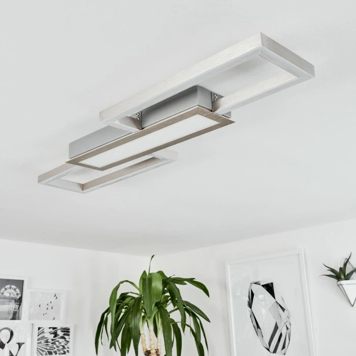 Hofstein Ahrenfeld Deckenleuchte LED Aluminium, 1-flammig, Fernbedienung 10 Hofstein Ahrenfeld Deckenleuchte LED Aluminium, 1-flammig, Fernbedienung – Bild 10