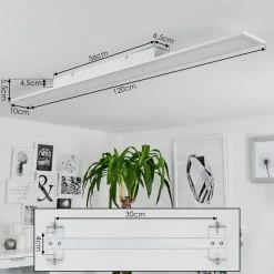 Hofstein Ailik Deckenpanel LED Weiß, 1-flammig 13 Hofstein Ailik Deckenpanel LED Weiß, 1-flammig -LED Leuchten Verkäufe ailik deckenpanel h3004210 3
