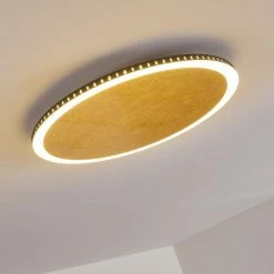 Hofstein Aitrach Deckenleuchte LED Gold, 1-flammig -LED Leuchten Verkäufe aitrach deckenleuchte h3307434 15