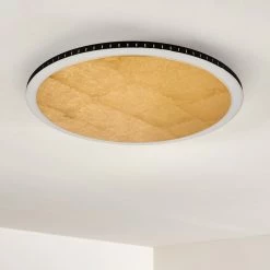 Hofstein Aitrach Deckenleuchte LED Gold, 1-flammig -LED Leuchten Verkäufe aitrach deckenleuchte h3307434 18