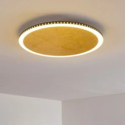 Hofstein Aitrach Deckenleuchte LED Gold, 1-flammig -LED Leuchten Verkäufe aitrach deckenleuchte h3307434 2