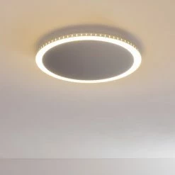 Hofstein Aitrach Deckenleuchte LED Silber, Weiß, 1-flammig -LED Leuchten Verkäufe aitrach deckenleuchte h3307526 15