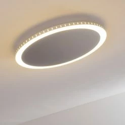 Hofstein Aitrach Deckenleuchte LED Silber, Weiß, 1-flammig -LED Leuchten Verkäufe aitrach deckenleuchte h3307526 19