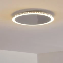 Hofstein Aitrach Deckenleuchte LED Silber, Weiß, 1-flammig -LED Leuchten Verkäufe aitrach deckenleuchte h3307526 2