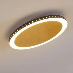 Hofstein Aitrach Deckenleuchte LED Gold, 1-flammig -LED Leuchten Verkäufe aitrach deckenleuchte h3307557 13