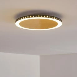 Hofstein Aitrach Deckenleuchte LED Gold, 1-flammig -LED Leuchten Verkäufe aitrach deckenleuchte h3307557 2