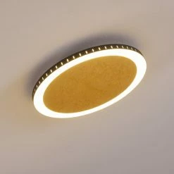 Hofstein Aitrach Deckenleuchte LED Gold, 1-flammig -LED Leuchten Verkäufe aitrach deckenleuchte h3307557 8