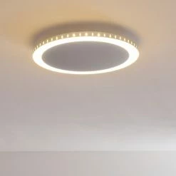 Hofstein Aitrach Deckenleuchte LED Silber, 1-flammig -LED Leuchten Verkäufe aitrach deckenleuchte h3307588 13