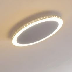 Hofstein Aitrach Deckenleuchte LED Silber, 1-flammig -LED Leuchten Verkäufe aitrach deckenleuchte h3307588 19