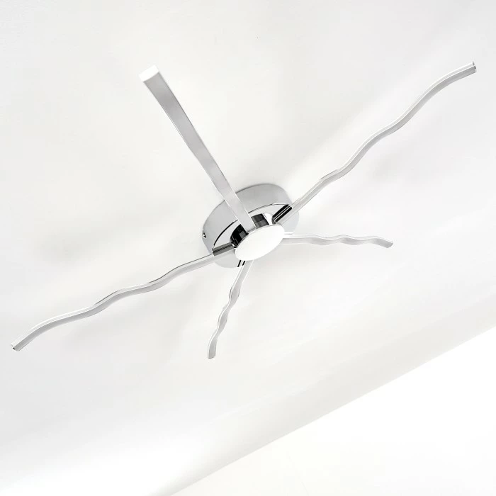 Hofstein Alavus Deckenleuchte LED Chrom, 5-flammig 16 Hofstein Alavus Deckenleuchte LED Chrom, 5-flammig – Bild 16