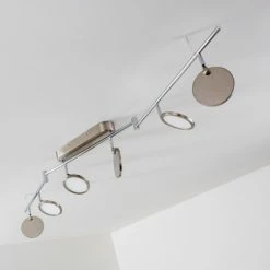 Hofstein Alberton Deckenleuchte LED Nickel-Matt, 6-flammig 40 Hofstein Alberton Deckenleuchte LED Nickel-Matt, 6-flammig -LED Leuchten Verkäufe alberton deckenleuchte h3008980 17