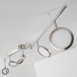 Hofstein Alberton Deckenleuchte LED Nickel-Matt, 6-flammig 41 Hofstein Alberton Deckenleuchte LED Nickel-Matt, 6-flammig -LED Leuchten Verkäufe alberton deckenleuchte h3008980 18