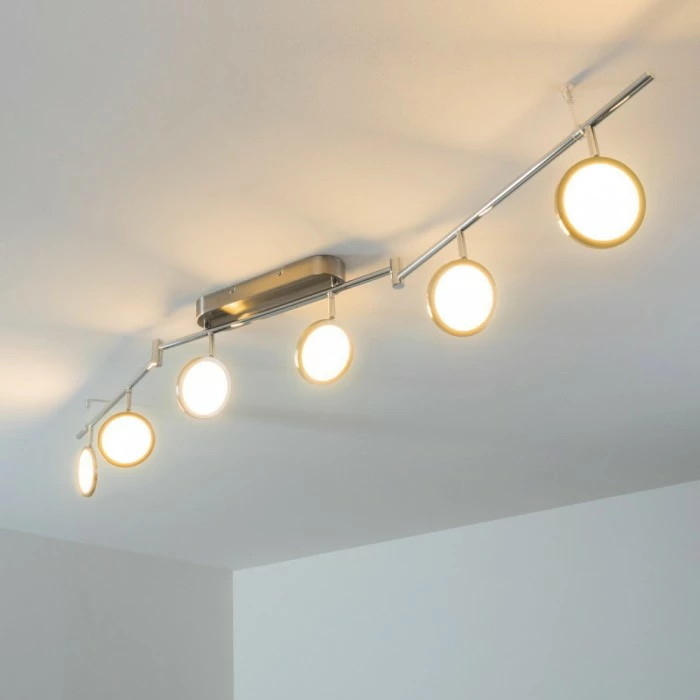 Hofstein Alberton Deckenleuchte LED Nickel-Matt, 6-flammig 20 Hofstein Alberton Deckenleuchte LED Nickel-Matt, 6-flammig – Bild 20