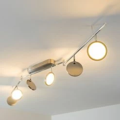 Hofstein Alberton Deckenleuchte LED Nickel-Matt, 6-flammig 43 Hofstein Alberton Deckenleuchte LED Nickel-Matt, 6-flammig -LED Leuchten Verkäufe alberton deckenleuchte h3008980 20