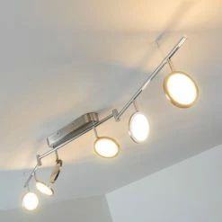 Hofstein Alberton Deckenleuchte LED Nickel-Matt, 6-flammig 26 Hofstein Alberton Deckenleuchte LED Nickel-Matt, 6-flammig -LED Leuchten Verkäufe alberton deckenleuchte h3008980 3