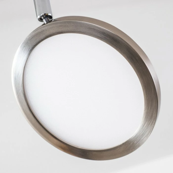 Hofstein Alberton Deckenleuchte LED Nickel-Matt, 6-flammig 5 Hofstein Alberton Deckenleuchte LED Nickel-Matt, 6-flammig – Bild 5