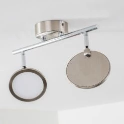 Hofstein Alberton Deckenleuchte LED Hellbraun, 2-flammig -LED Leuchten Verkäufe alberton deckenleuchte h3009024 12