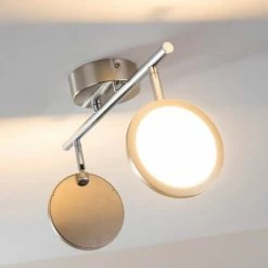 Hofstein Alberton Deckenleuchte LED Hellbraun, 2-flammig -LED Leuchten Verkäufe alberton deckenleuchte h3009024 2