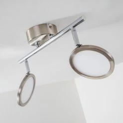 Hofstein Alberton Deckenleuchte LED Hellbraun, 2-flammig -LED Leuchten Verkäufe alberton deckenleuchte h3009024 4