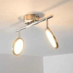 Hofstein Alberton Deckenleuchte LED Hellbraun, 2-flammig -LED Leuchten Verkäufe alberton deckenleuchte h3009024 6