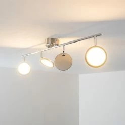 Hofstein Alberton Deckenleuchte LED Hellbraun, 4-flammig -LED Leuchten Verkäufe alberton deckenleuchte h3009031 18