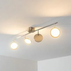 Hofstein Alberton Deckenleuchte LED Hellbraun, 4-flammig -LED Leuchten Verkäufe alberton deckenleuchte h3009031 19