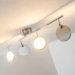 Hofstein Alberton Deckenleuchte LED Hellbraun, 4-flammig -LED Leuchten Verkäufe alberton deckenleuchte h3009031 9