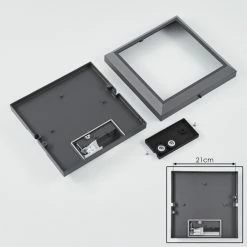 Hofstein Alkmaar Außendeckenleuchte LED Anthrazit, 1-flammig 14 Hofstein Alkmaar Außendeckenleuchte LED Anthrazit, 1-flammig -LED Leuchten Verkäufe alkmaar aussendeckenleuchte h3651124 4