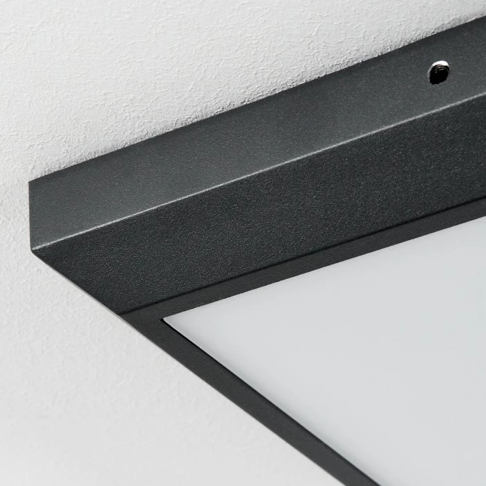 Hofstein Alkmaar Außendeckenleuchte LED Anthrazit, 1-flammig 6 Hofstein Alkmaar Außendeckenleuchte LED Anthrazit, 1-flammig – Bild 6