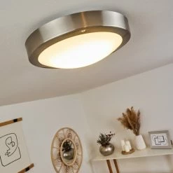 Hofstein Alleen Außendeckenleuchte LED Nickel-Matt, 3-flammig -LED Leuchten Verkäufe alleen aussendeckenleuchte h3435519 6