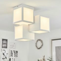 Hofstein Allonville Deckenleuchte LED Wei&szlig;, 1-flammig -LED Leuchten Verkäufe allonville deckenleuchte h3615652 9