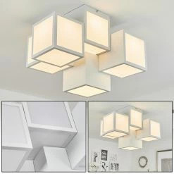 Hofstein Allonville Deckenleuchte LED Weiß, 1-flammig