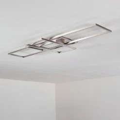 Hofstein Alsterbro Deckenleuchte LED Nickel-Matt, 1-flammig, Fernbedienung -LED Leuchten Verkäufe alsterbro deckenleuchte h3308387 13
