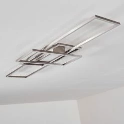 Hofstein Alsterbro Deckenleuchte LED Nickel-Matt, 1-flammig, Fernbedienung -LED Leuchten Verkäufe alsterbro deckenleuchte h3308387 18