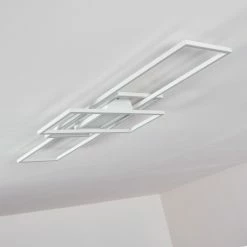 Hofstein Alsterbro Deckenleuchte LED Wei&szlig;, 1-flammig, Fernbedienung -LED Leuchten Verkäufe alsterbro deckenleuchte h3312193 19