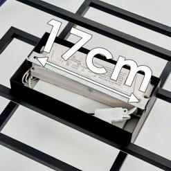 Hofstein Alsterbro Deckenleuchte LED Schwarz, 1-flammig -LED Leuchten Verkäufe alsterbro deckenleuchte h3312223 22