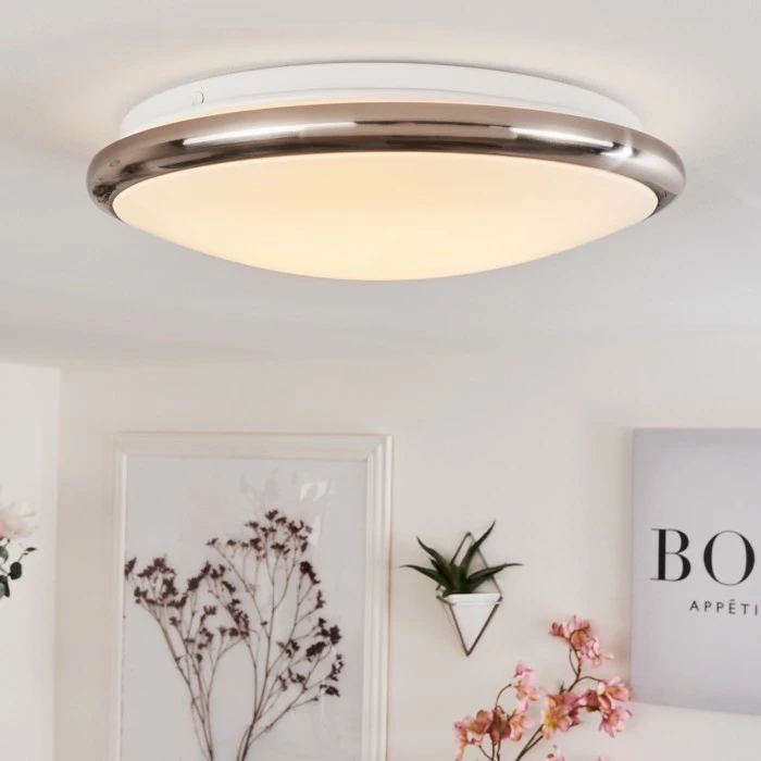 Hofstein Altdorf Deckenleuchte LED Weiß, 1-flammig 9 Hofstein Altdorf Deckenleuchte LED Weiß, 1-flammig – Bild 9