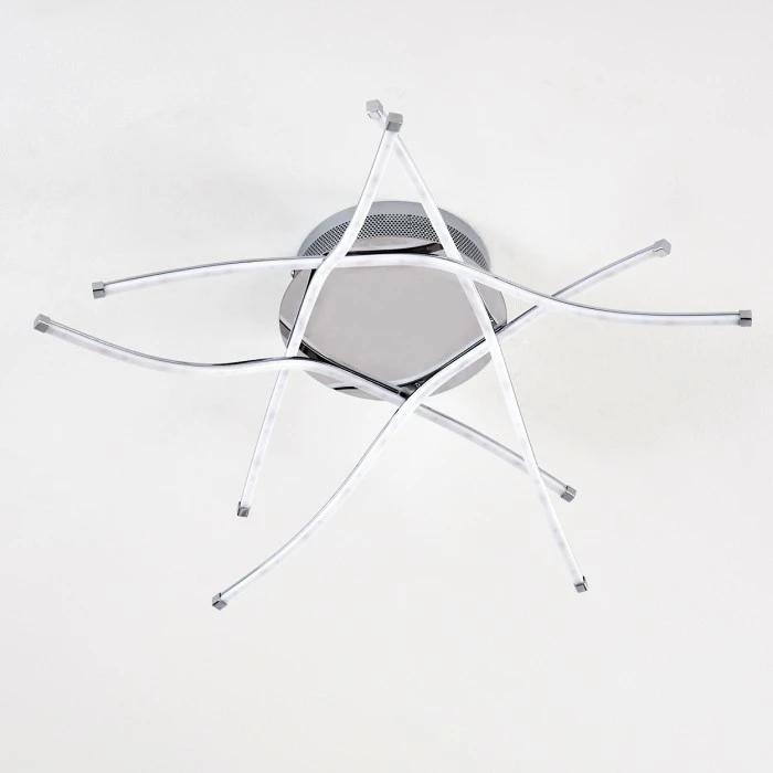 Hofstein Altino Deckenleuchte LED Chrom, 1-flammig 14 Hofstein Altino Deckenleuchte LED Chrom, 1-flammig – Bild 14