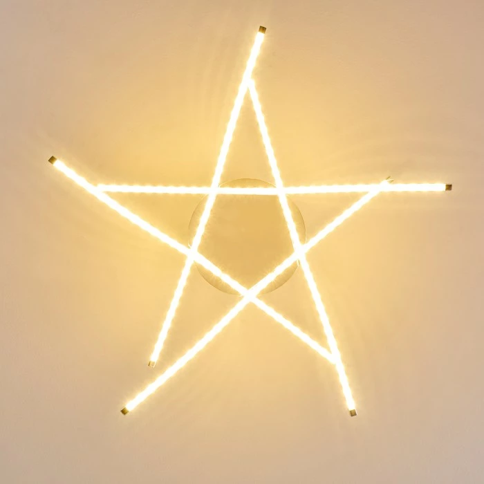 Hofstein Altino Deckenleuchte LED Chrom, 1-flammig 6 Hofstein Altino Deckenleuchte LED Chrom, 1-flammig – Bild 6