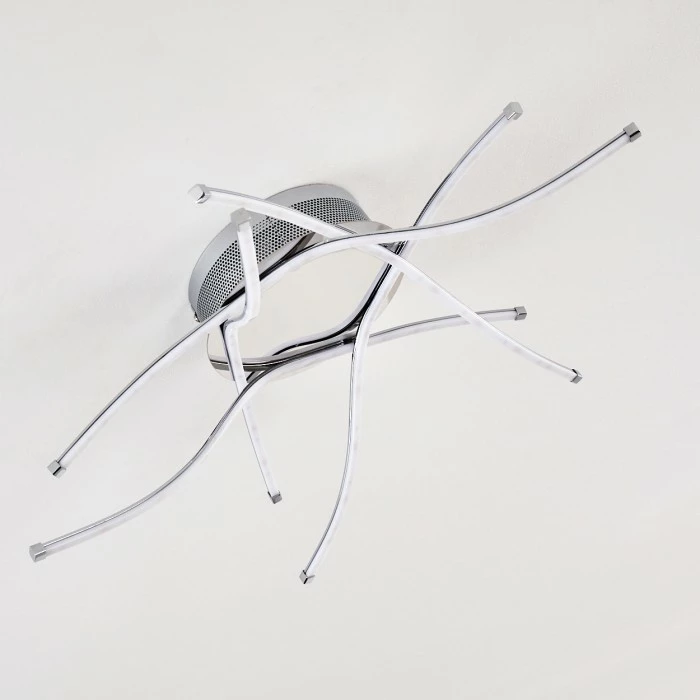 Hofstein Altino Deckenleuchte LED Chrom, 1-flammig 9 Hofstein Altino Deckenleuchte LED Chrom, 1-flammig – Bild 9