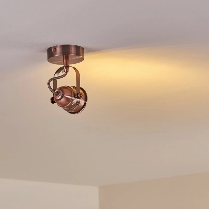 Hofstein Aniak Deckenleuchte LED Kupferfarben, 1-flammig 13 Hofstein Aniak Deckenleuchte LED Kupferfarben, 1-flammig – Bild 13