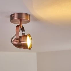 Hofstein Aniak Deckenleuchte LED Kupferfarben, 1-flammig 24 Hofstein Aniak Deckenleuchte LED Kupferfarben, 1-flammig -LED Leuchten Verkäufe aniak deckenleuchte h3363546 6