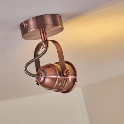 Hofstein Aniak Deckenleuchte LED Kupferfarben, 1-flammig 25 Hofstein Aniak Deckenleuchte LED Kupferfarben, 1-flammig -LED Leuchten Verkäufe aniak deckenleuchte h3363546 7